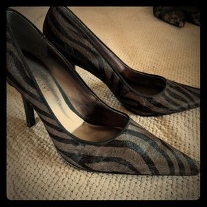 Nine west size 7 calf hair stilettos!